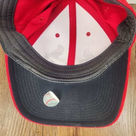 Nike Dri-Fit St. Louis Cardinals Hat Cap Fitted Stretch Red Mens MLB Legacy91 - Picture 8 of 12
